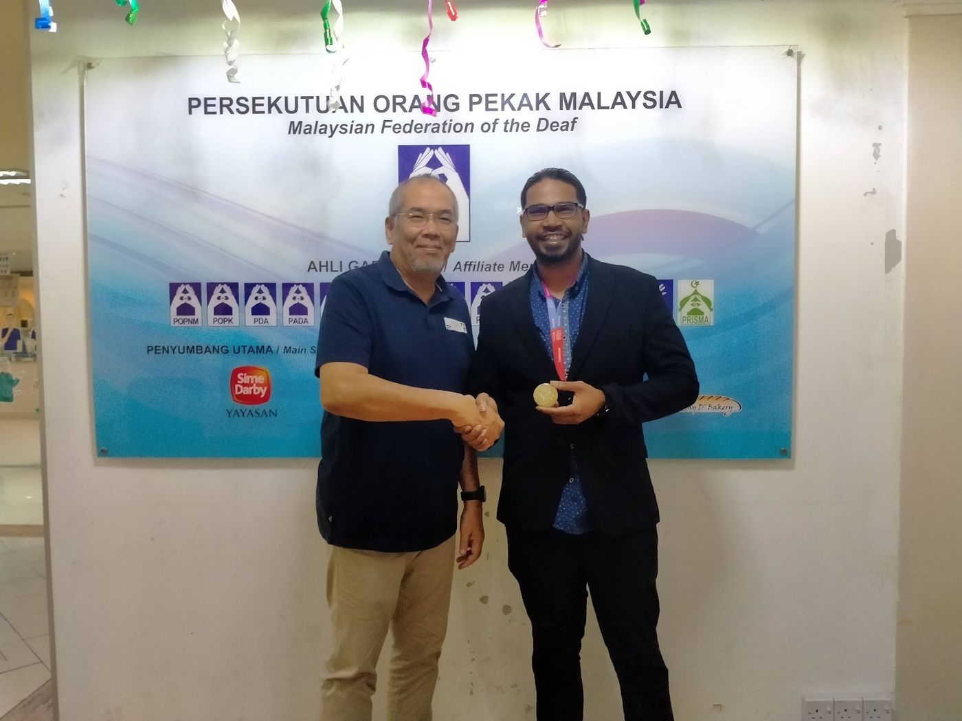 Marques Jeevan Menon at a professional event