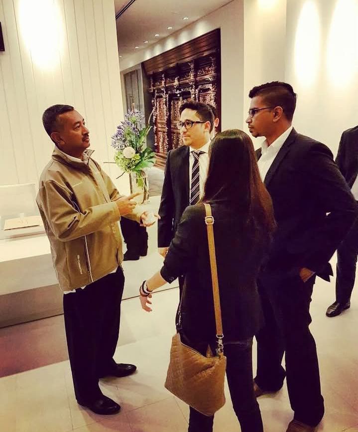 Marques Jeevan Menon at a professional event
